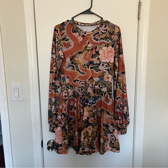 Imperial dragon bishop skater dress - limited edition (discontinued) - Picture 2 of 12